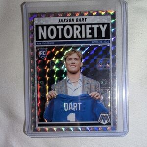 2025 Panini Mosaic Jaxson Dart RC #11 Silver Mosaic Notoriety